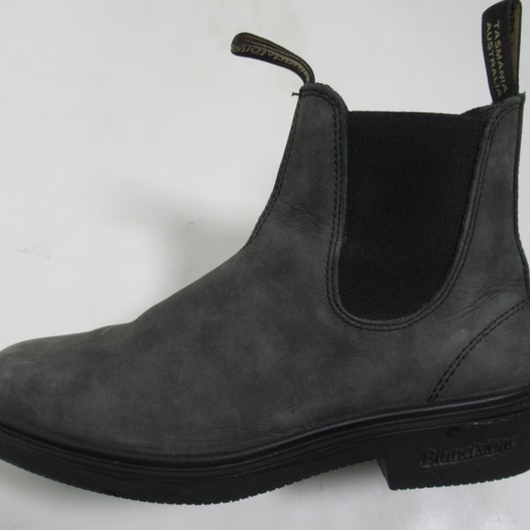 Blundstone Men's #1308 Dress Chelsea Boots Chisel Toe Rustic Black Size 7.5 US M - Picture 6 of 12
